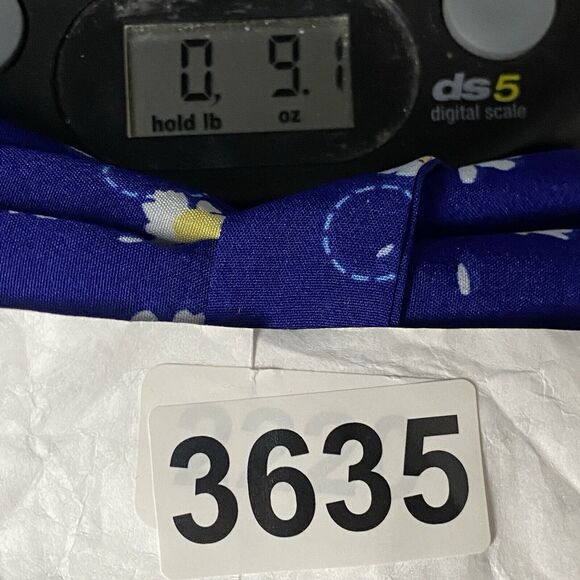 Daisy Bubble Wrap Dress Womens S Blue Long Sleeve Cottagecore Coquette Party Fun - Picture 9 of 9